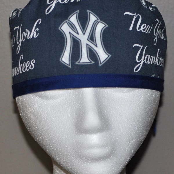 MLB NY New York Yankees  - Men's Scrub Cap Hat - One Size Fits Most