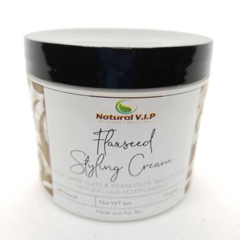 Flaxseed Hair Pudding Styling Cream For Natural Hair Etsy