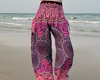 Girls Harem Pants Summer Kids And Baby Clothing 2, 4, 6 and 8 Years Old Size - Toddler Girl Pants Boho Little Girl Clothing-Kids Rayon Pants
