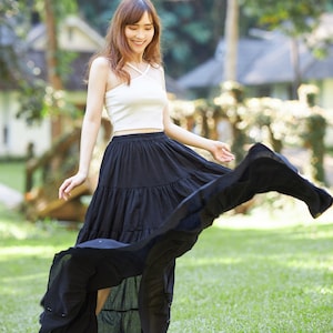 Plus size cotton hot sale skirts