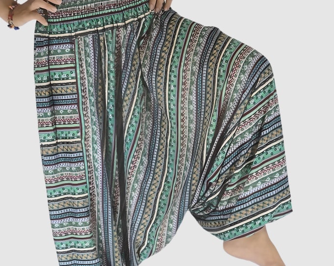 Handmade Rayon Harem Pants: Hippie Boho Style Loungewear