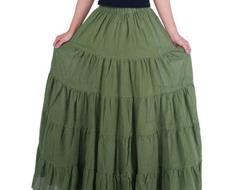 flowy maxi skirt