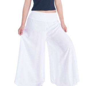WHITE PLAIN PALAZZO Pants Plus Size's Available Boho - Etsy