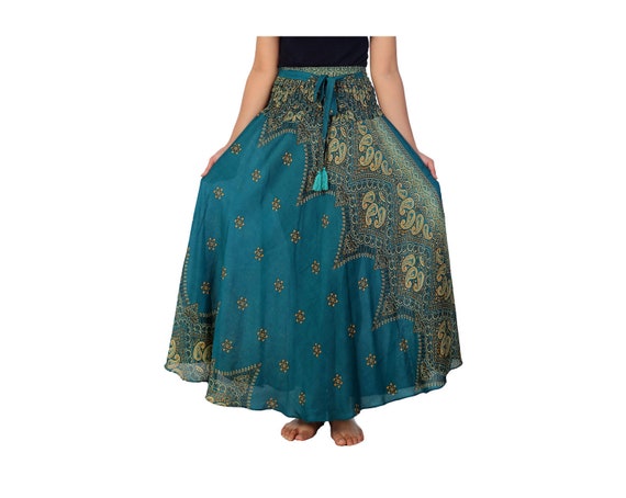 BOHO MAXI SKIRT for Women Long Hippie Skirt Regular & Plus - Etsy