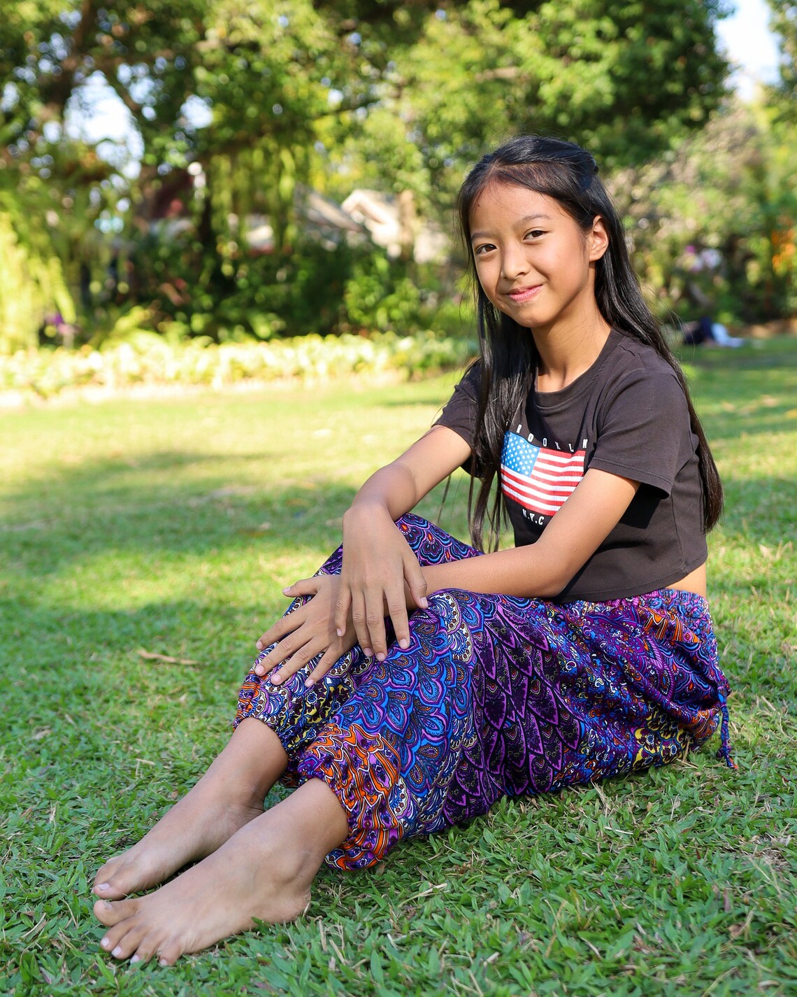 PURPLE GIRLS BOYS Harem Pants Baby Boy Clothes Kids Genie Etsy