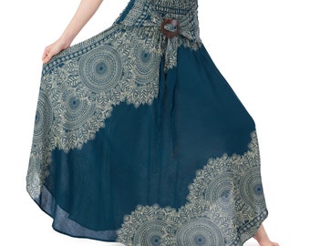 Women's Casual High Waisted Maxi Skirt - Long Boho Skirts - Summer Dresses for Women - Full Length Skirt