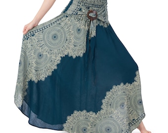 Women's Casual High Waisted Maxi Skirt - Long Boho Skirts - Summer Dresses for Women - Full Length Skirt