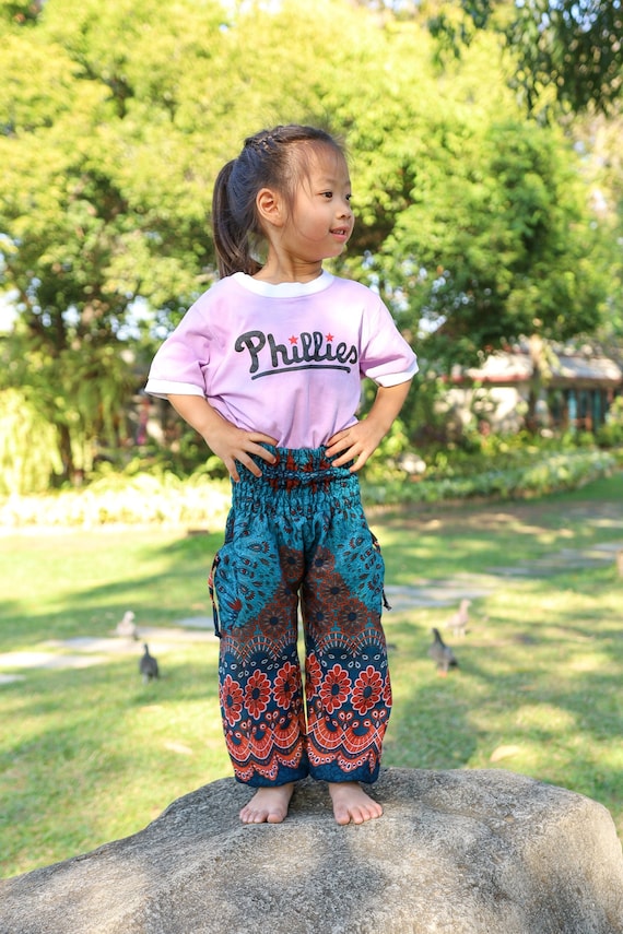 Kids Harem Pants (White) | Bohemian Island