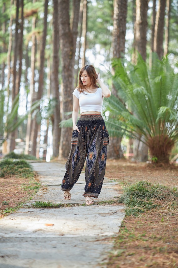 Harem pants floral pattern