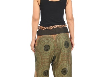 Pantaloni Pescatore Thai Mantra - Cotone 100%, Taglia Unica Unisex | Stile Bohémien E Comodo - Foto 5