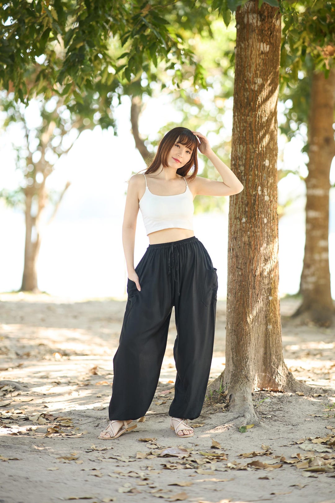 極美品 エンフォルド HAREM PANTS バルーン サルエルパンツ ブラック 極美品 エンフォルド HAREM PANTS バルーン サルエルパンツ ブラック
