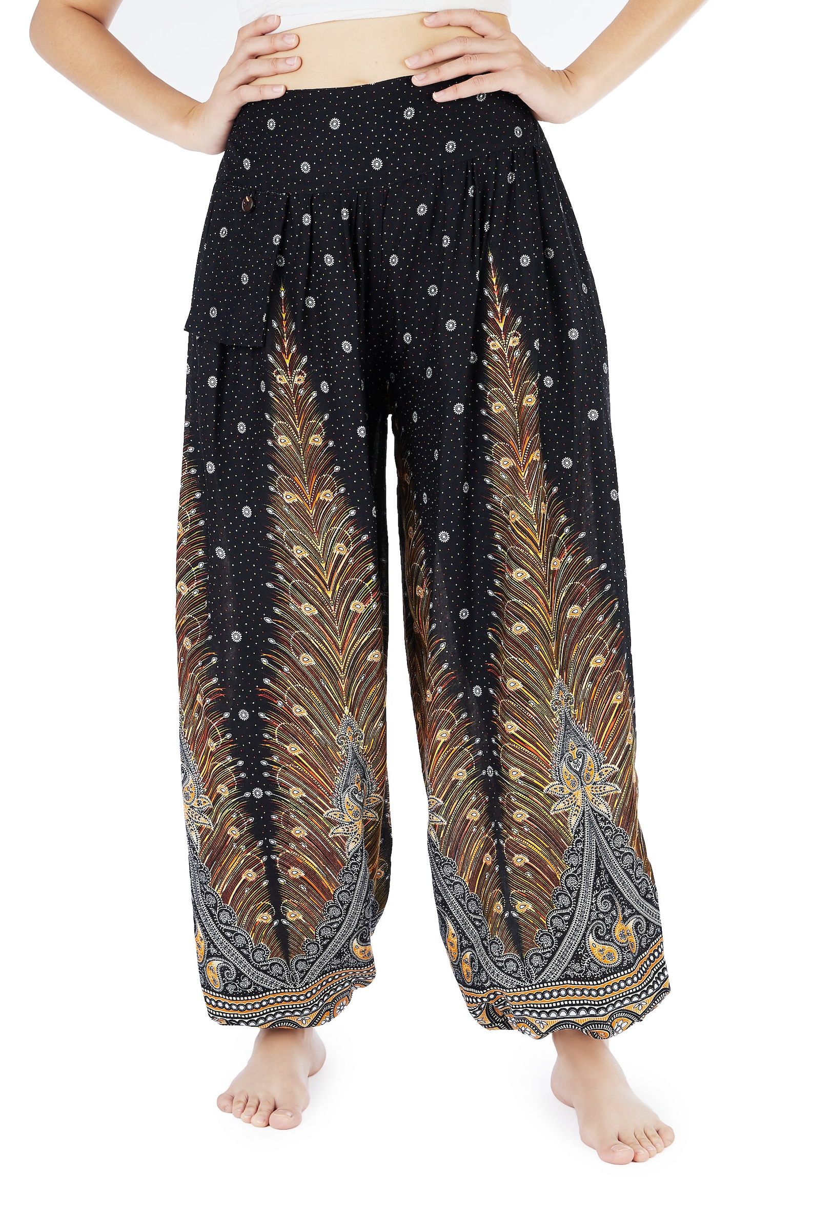 flowy tribal pants