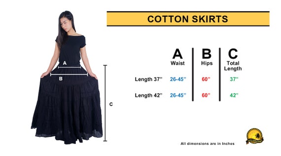 WOMENS WHITE LONG Cotton Ruffle Skirt Full Circle Long Maxi Skirt  Comfortable Elastic Waist Bohemian Skirt Flowy Handmade Dress -  Canada