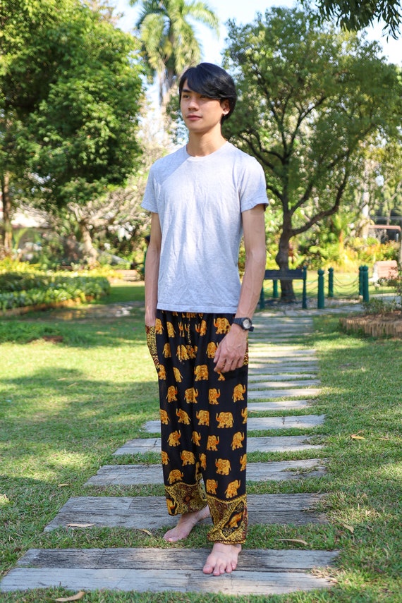 WOMEN PALAZZO PANTS Teal Petite to Plus Sizes Fit All Wide Leg Yoga Pants  Hippie Pants Bohemian Fall Clothing Comfy Thai Pants 
