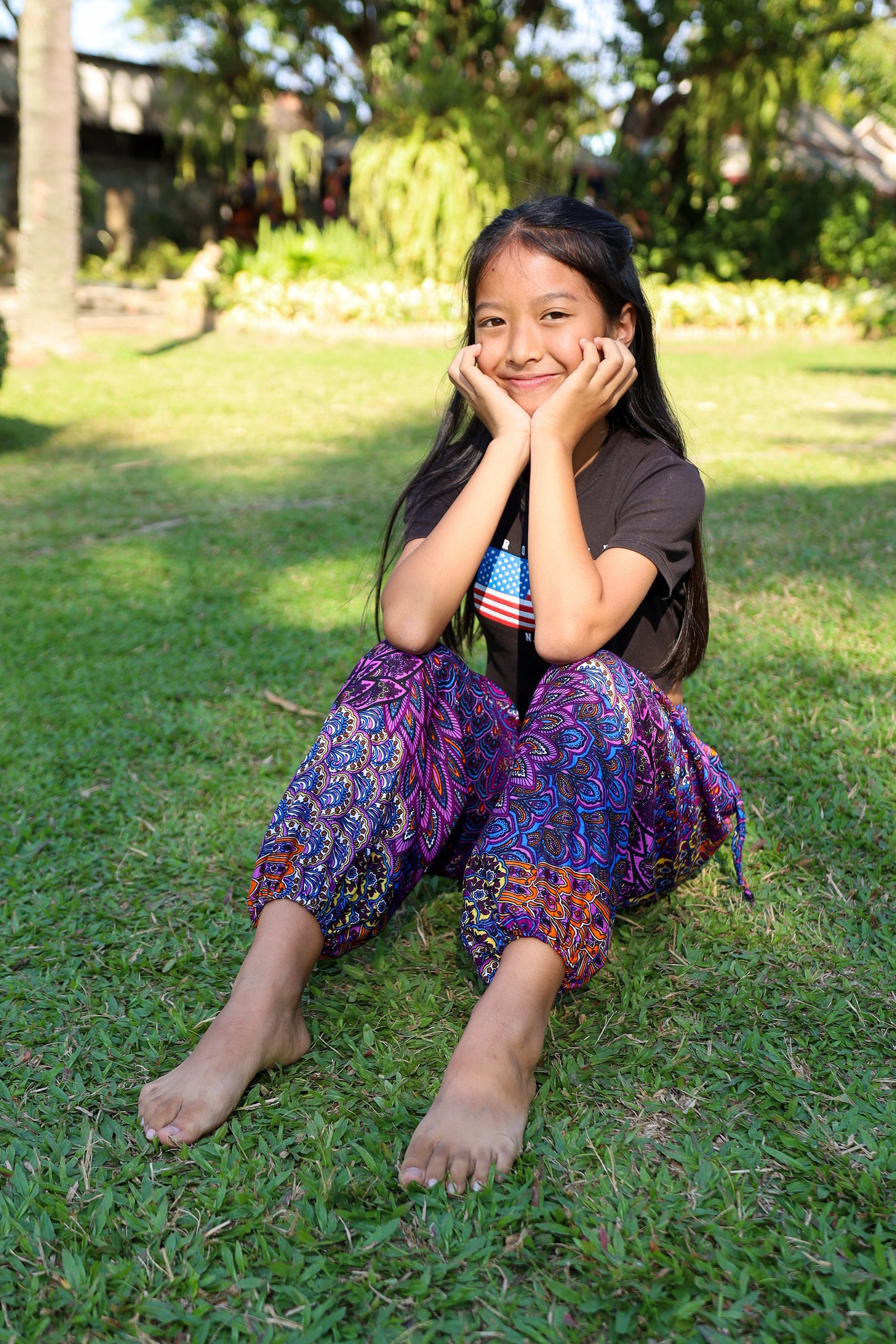 PURPLE GIRLS BOYS Harem Pants Baby Boy Clothes Kids Genie Etsy