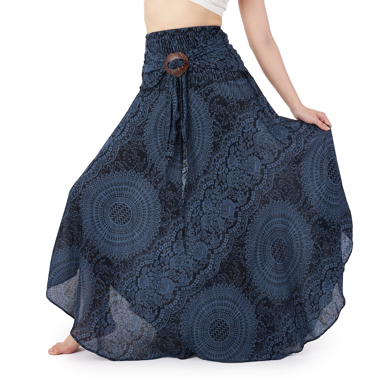Black Long Maxi Skirt for Women Hippie Clothes Bohemian Dresses for Hippie Women Boho Skirts for Women zdjęcie 1