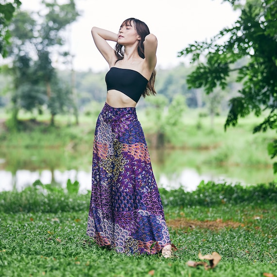 WOMEN BOHO PANTS Palazzo Pants Petite to Plus Sizes Hippie Wide Leg Pants  Comfy Fall Yoga Clothing Vegan Hippy Clothes 