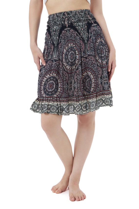未使用✴︎roku 6。COTTON RAYON SKIRT 36 6(ROKU)＞COTTON SUKE SKIRT/スカート