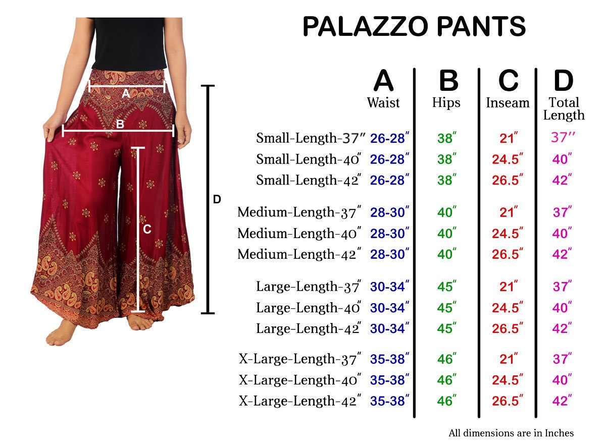 INDIAN FLOWER Soft Rayon Ankle Length Palazzo Pant for Women Relaxed fit :  Amazon.in: Fashion