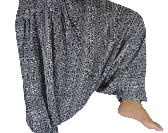 Rayon Harem Pants: Women's Boho Hippie Lounge Trousers