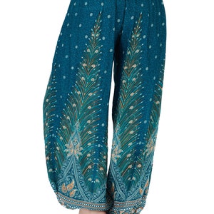 PANTALON BOHO SARCELLE Sarouel pour femme Pantalon hippie Pantalon de détente pour les petites et grandes tailles Pantalon de festival pour filles Pantalon d'automne ample et confortable image 3