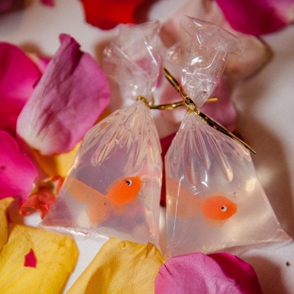 Goldfish in a bag soap