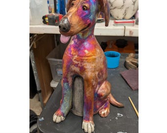 Urna conmemorativa personalizada para mascotas, recuerdo de perro hecho a mano (25-35 cm de alto) de Nolan Windholtz