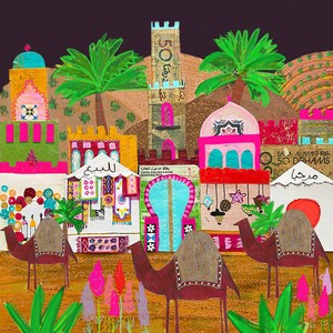 Morocco Print, Morocco Art Print, Morocco Canvas Art, Marrakesh Poster, Morocco Travel Print, Travel Vacation Wall Art, Morocco Wall Art