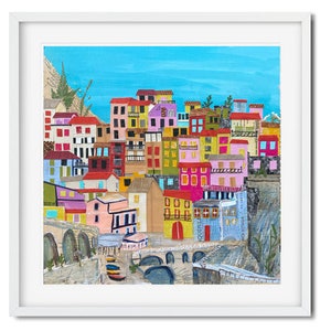Cinque Terre Art, Italy Wall Art, Cinque Terre Wall Art, Italy Print, Manarola Travel Canvas Print, Cinque Terre Print, Home Décor, Wall Art