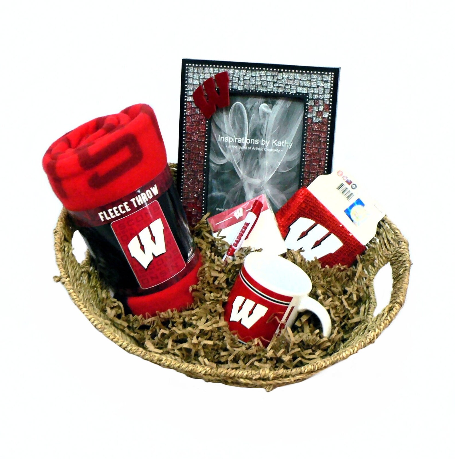 Wisconsin Sports Fan Gift Basket Wisconsin Gift Basket Etsy