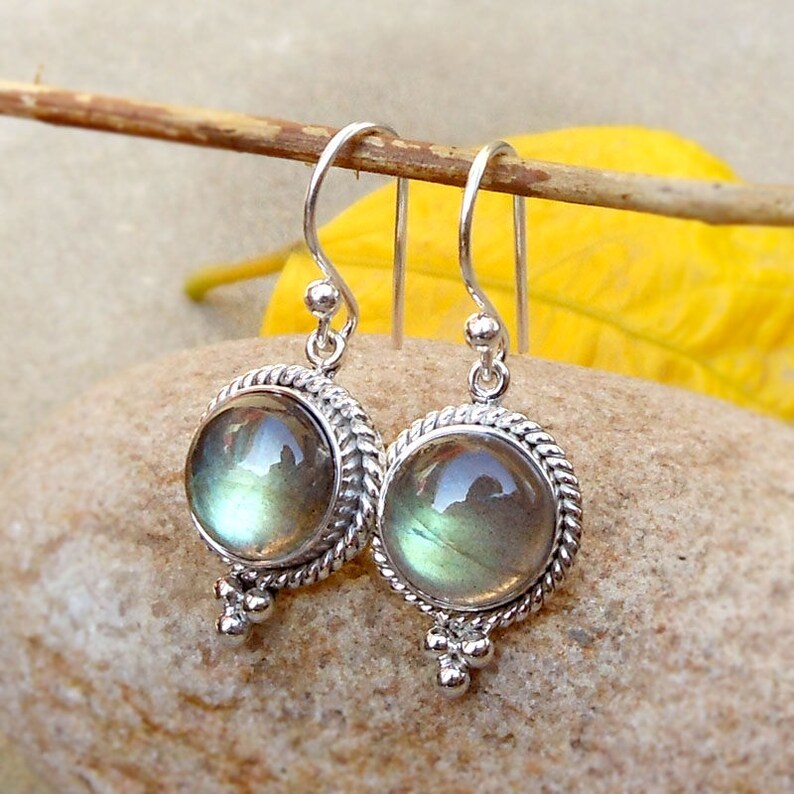 Labradorite Earring Silver Jewelry Labradorite Dangle Earring Boho Jewelry 