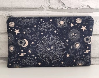 Celestial Pencil Case, Galaxy Pencil Case, Astrological Pencil Case