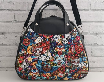 bowling bag style handbags
