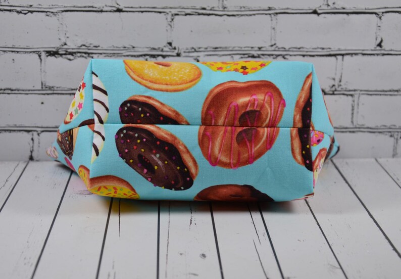 Cute Food Zip Pouch Kawaii Donuts Makeup Bag