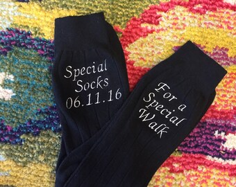 Special Socks for a Special Walk Custom Printed Father of the | Etsy