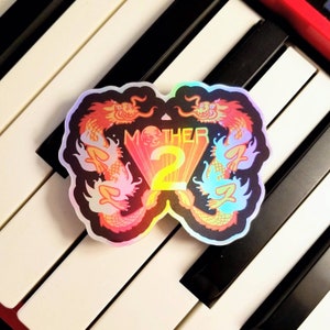 earthbound / mother 2 holo sticker