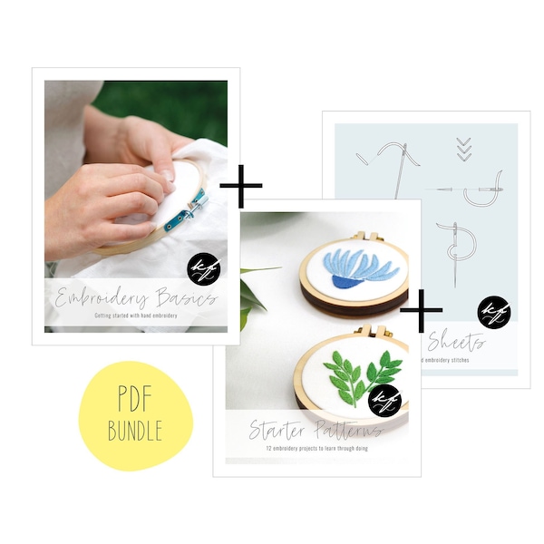 Beginner Bundle – Learn to embroider from scratch