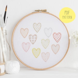 Hearts embroidery pattern, 10 designs that are quick and easy to stitch image 2