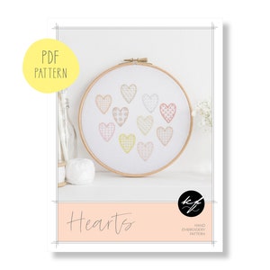 Hearts embroidery pattern, 10 designs that are quick and easy to stitch image 3