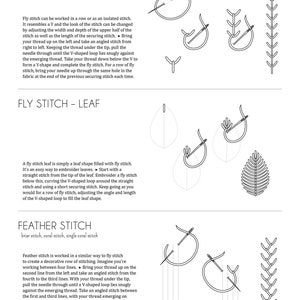 120 Embroidery Stitches book, a hand embroidery stitch guide for modern embroidery patterns image 3