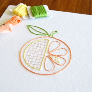 Chopped Fruit, 10 juicy designs in one PDF embroidery pattern image 8