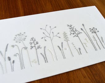 Wild Grass hand embroidery pattern, a modern embroidery pattern PDF
