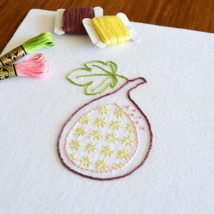 Chopped Fruit, 10 juicy designs in one PDF embroidery pattern image 6