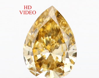 Lot De 10 Diamants Ronds VVS1 Jaune Canari – 1,80 Mm, Traités, Gros, Naturel