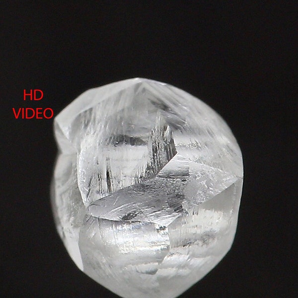 Diamante natural suelto en bruto de color blanco-F 1,52 CT 6,67 MM Diamante de talla irregular en bruto KDL2495