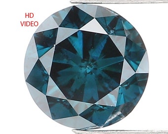 0.35 CT Natural Loose Round Diamond Blue Color Diamond Natural Loose Diamond 4.30 MM Round Brilliant Cut Diamond Round Shape Diamond LQ929