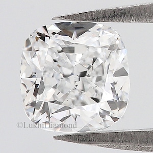 IGI Certified 1 Ct, 1.5 Ct, 2 Ct, 2.5 Ct, 3 Ct Cushion Brilliant Cut Lab Grown Diamond Lab Created Loose Diamond for Engagement Ring Q16