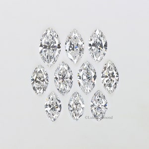 Marquise Cut E/D Color VS Clarity Lab Grown Diamond Lab Created Loose Diamond Marquise Shape 4X2/5X2.5/6X3/7X3.5/8X4 MM CVD Diamond Q161