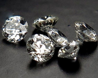 Natural Loose Diamond Round G H White Color SI1 Clarity 6 Pcs 1.80 to 2.00 MM Q20