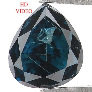 0.27 CT Natural Loose Pear Shape Diamond Blue Color Pear Cut Diamond 4.90 MM Natural Loose Blue Color Pear Brilliant Cut Diamond LQ8523
